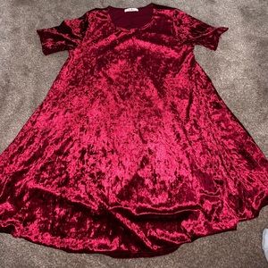Red Velvet dress